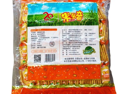 米多奇雪饼香米饼680g*6包香米饼儿童膨化休闲装零食整箱批发图3