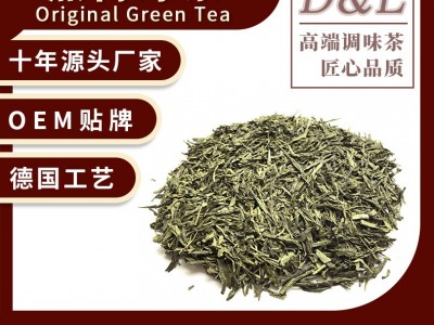 蒸青绿茶500g煎茶水果茶调味茶花果茶茶叶绿茶散装批发一件代发图1