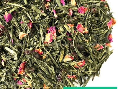 蔓越莓绿茶水果风味绿茶果粒茶花果茶景区热卖散装批发一件代发图1