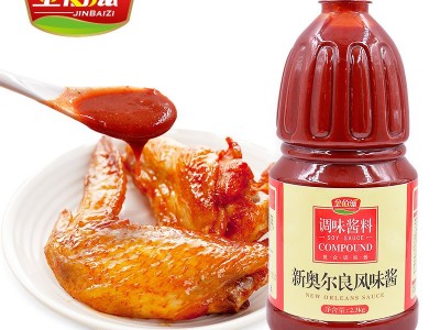 金佰滋香辣风味酱2.3kg/瓶*6批发炒菜调味酱烤牛肉烤羊肉串烧烤酱图4