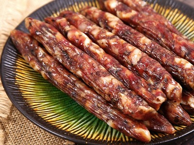 现货秋烨广味煲仔饭广式腊肠 500g广东特产冬菇瑶柱腊肠礼品袋装图2