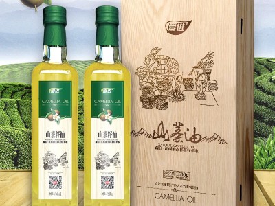 江西特产 山茶油 农家山茶籽油 榨植物油750*2毫升礼盒图1