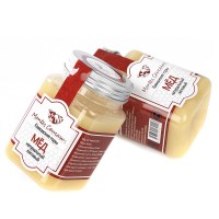 俄罗斯休闲进口高加索蜂蜜雪蜜 椴树蜜 结晶蜜 500g/瓶