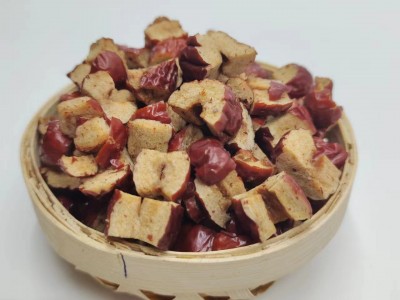 鲜枣丁红枣粒酥脆甜加工枣片红枣干颗粒批发馅料用枣粒包邮图4