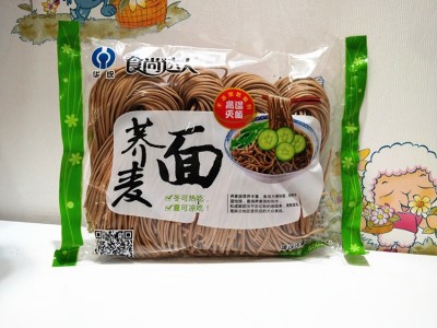华统荞麦面鲜面条粗粮面条杂粮面条速食拉面食品非挂面400克图3
