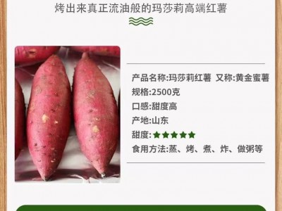 日本玛莎莉红薯高端品种红皮黄肉现挖现卖老少皆宜图4
