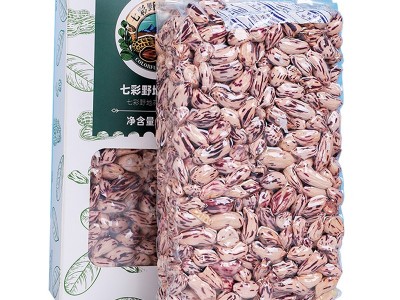 七彩野地花生米400g/袋真空装 云南七彩花生米新货 生花生仁厂家图2
