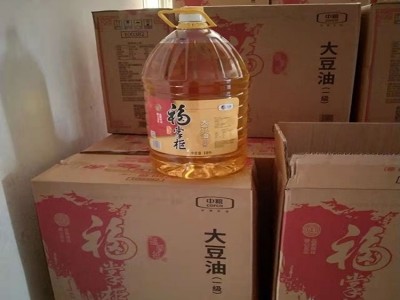 非转基因大豆油 优质原材料 浓香味全 浸出工艺 高质量 中粮福掌柜图1