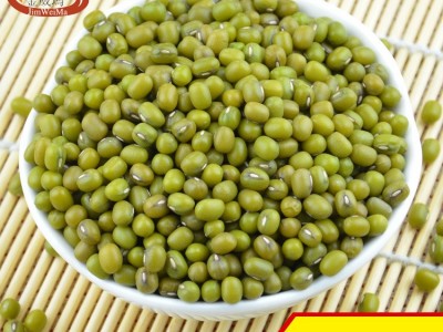 【厂家批发】金威玛东北大绿豆东北杂粮 绿豆汤绿豆沙原料图1