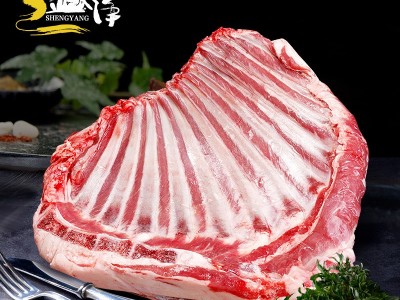 羊排 烧烤食材带骨肥羊全排羊肉 批发冷冻内蒙锡盟羔羊肉图1