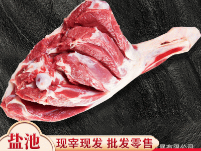宁夏滩羊肉羊后腿 羊肉串羊小腿餐饮烧烤涮新鲜羊肉食材图1