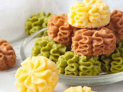 小花曲奇饼干批发曲奇饼干小包装点心休闲零食饼干散装烘焙饼厂家图3