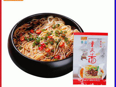 食友 重庆小面麻辣味166g袋装 速食宽面条 麻辣细面 家用川味凉菜图1