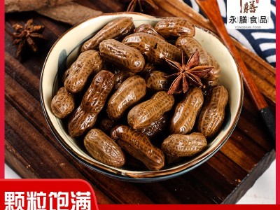 永膳水煮花生300g 下酒凉菜网吧酒吧ktv零食卤味花生厂家批发图1