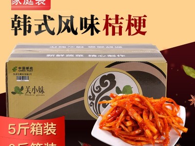 韩式桔梗下饭菜饭店酱菜狗宝9斤小咸菜东北特产桔梗泡菜5斤整箱图1