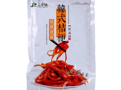 东北特产韩式下饭菜桔梗咸菜饭店狗宝咸菜酱菜桔梗小包装500g批发图5