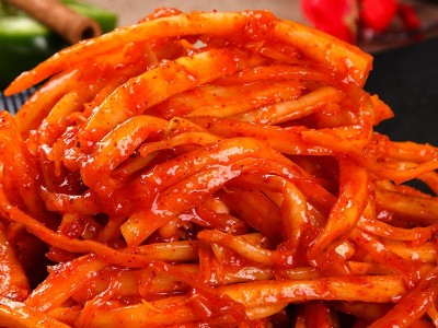 东北特产韩式下饭菜桔梗咸菜饭店狗宝咸菜酱菜桔梗小包装500g批发图2