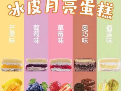 冰皮月亮蛋糕100g 便利店同款巧克力芒果草莓葡萄多口味甜点月饼图1