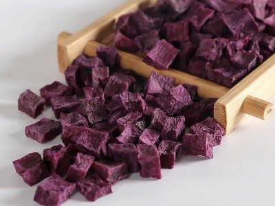 紫薯干 低温烘焙 打粉原料 一件代发 紫薯粒图1
