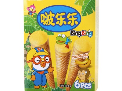 韩国啵乐乐什锦夹心饼干六一儿童节零食冰淇淋造型甜筒宝噜噜饼干图5