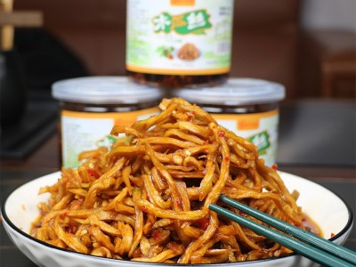 盛京沁香园香辣木瓜丝新鲜木瓜丝酱菜下饭菜脆嫩爽口小咸菜木瓜条图3