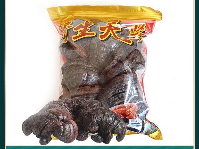 正品带质检报告 长白山紫灵芝片500g半野生赤灵芝吉林产地直发图1