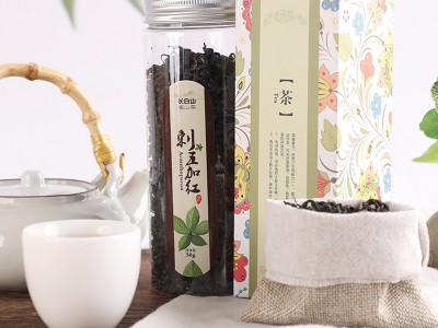 长白山刺五加红茶50g罐装新茶厂家直销刺五加茶量大从优图2