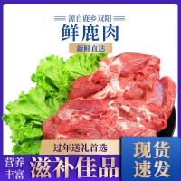 鲜鹿肉 吉林鹿乡鹿肉鹿场批发鹿产品真空包装新鲜冷链直发鹿肉