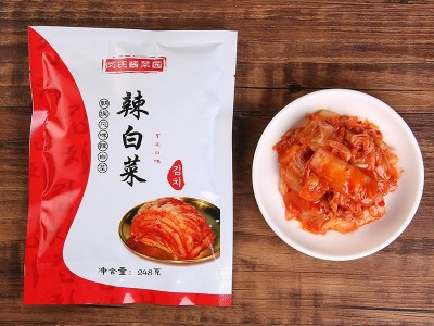 闵氏酱菜园韩式泡菜朝族风味辣白菜冷面用酱菜下饭菜腌制大白菜图1