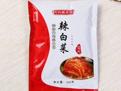 闵氏酱菜园韩式泡菜朝族风味辣白菜冷面用酱菜下饭菜腌制大白菜图2