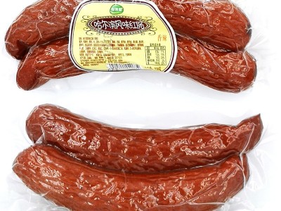 220克哈尔滨红肠果木炭烤东北香肠批发腊肠熟食肉类零食烤肠图2