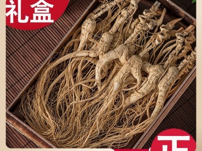 林下山参东北人参干人参生晒参全须人参带礼盒手拎兜东北特产山参图1