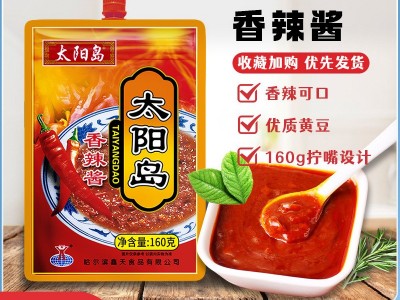 太阳岛香辣酱160g东北大酱豆瓣酱整箱商用批发图1