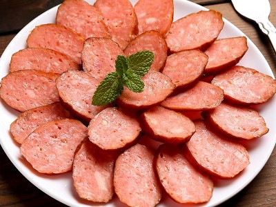 禹澎哈尔滨大四红肠300g超市食品批发果木炭烤东北香肠下酒菜熟食图4