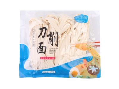 麦芽福刀削面批发袋装双人份刀削面家庭火锅面条代发宽面刀削面图1