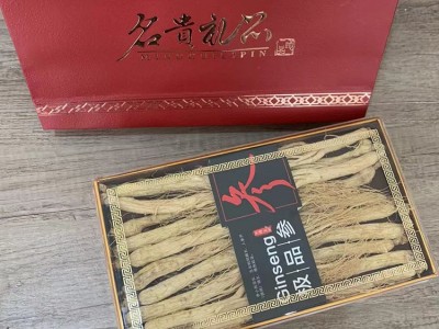 产地批发东北特产白参 长白山人参 白全须代发6年泡酒煲汤白参图4
