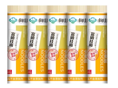 袁氏向山全麦富硒挂面500g*5纸包劲道面条图1