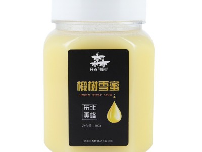 开森蜂业 东北特产 椴树雪蜜 椴树蜜蜂蜜 结晶蜜 自产原蜜500g图5
