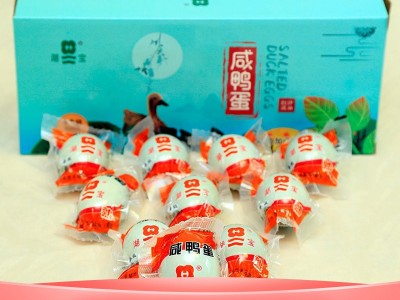 咸鸭蛋礼盒高邮湖宝礼盒装65g-75g*6-20枚多款可选熟盐蛋红心流油图4