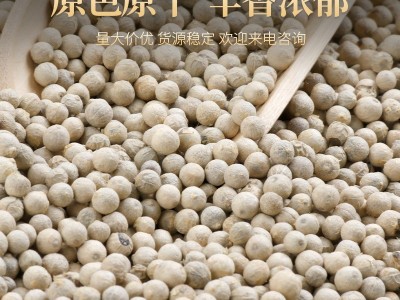 海南白胡椒粒批发500克手选足干去杂白糊椒商用白胡椒粉 一件代发图2