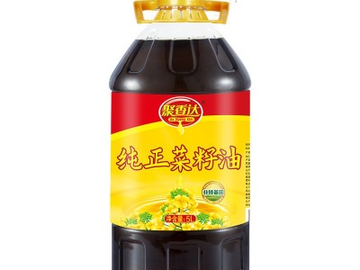 聚香达纯正菜籽油5L香味浓郁食用油源头厂家批发整箱一件代发图5