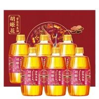 胡姬花金衣玉食古法花生油900ml*6礼盒
