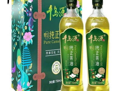 千岛源纯正茶油（礼盒）750ml*2礼盒图2