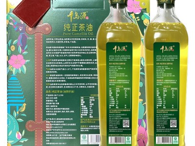 千岛源纯正茶油（礼盒）750ml*2礼盒图3