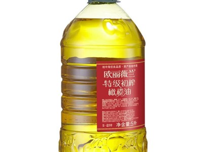 欧丽薇兰特级初榨橄榄油5L红色图3