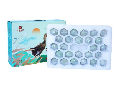 松花蛋26枚礼盒装凉拌皮蛋开袋即食实心溏心高邮正宗松花皮蛋图5