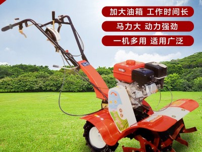 微耕机小型多功能四驱履带式旋耕机农用耕地松土起垄冀果园开沟机图2