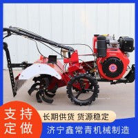 定做加工多功能农用果园开沟机四驱家用翻地机微耕机种植封汤机