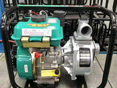 四冲程柴油4英寸抽水泵 农业灌溉高压自吸泵 100mm口径汽油清水泵图2