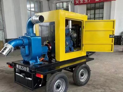 应急抢险排水排涝移动泵站大型外用设备抽水机防汛抗旱用泵车图4
